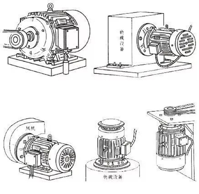 西安泰富西瑪電機常用的安裝方式及其參數(shù)說明。